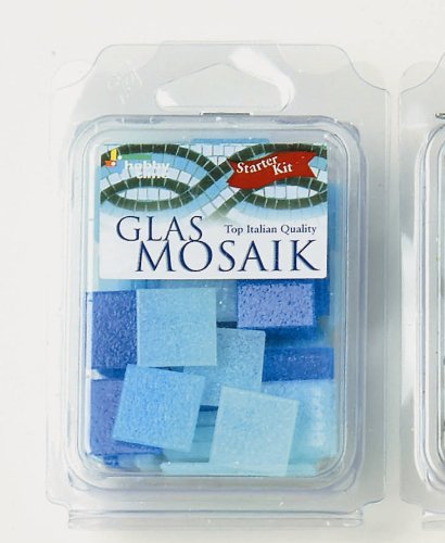 Glorex 6 2430 01 – Mosaik Starter-Set, 200 g, Blau