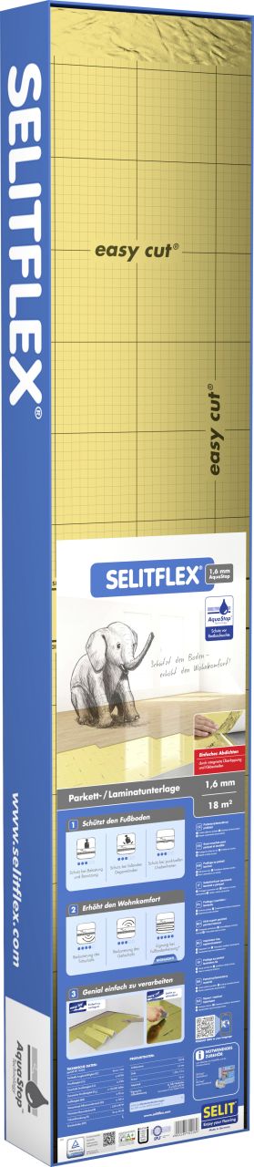 SelitFlex Dämmplatte Aqua Stop Faltplatte 1,6 mm stark