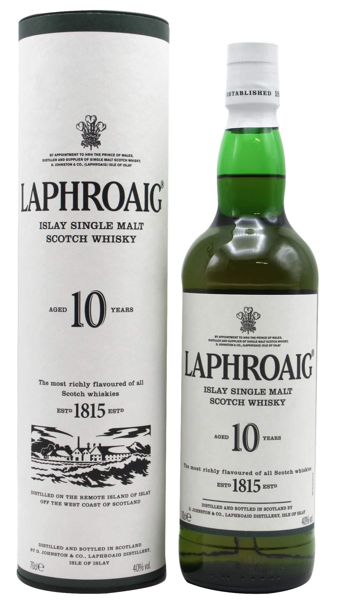 Laphroaig - Islay Single Malt (old bottling) - 10 year old Whisky