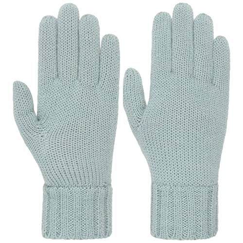 Seeberger Feinstrick Fingerhandschuhe Strickhandschuhe Damenhandschuhe (One Size - hellblau)