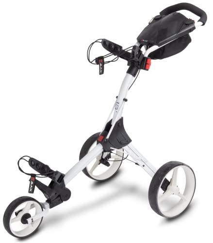 Big Max IQ+ Golftrolley Cart 3 Rad - Stabil & Zuverlässig (Weiss)
