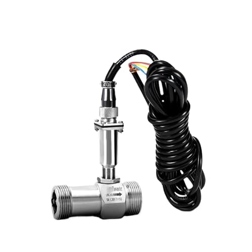 Wasserzähler, Hochleistungs-Wasserdurchflussmesser Durchflussmesser Sensor Wasserimpulssignal SS304 Reinwasserdurchflussmesser ( Color : DN10 Body )