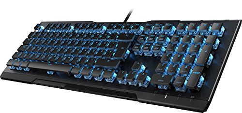 ROCCAT Vulcan 80 - Mechanical Gaming Keyboard, Blue LED Per-Key Lighting, ROCCAT Titan switches, Durable Design (Aluminum top Plate), Multimedia Keys