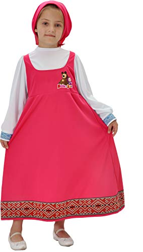 Ciao Mädchen Masha Costume Originale Bambina (Taglia 4-6 anni) Kostüme, rosa/weiß, Jahre
