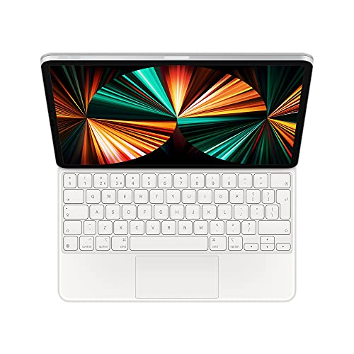 Apple Magic Keyboard (für 12.9-inch iPad Pro - 5. Generation) - Englisch, GB - Weiß