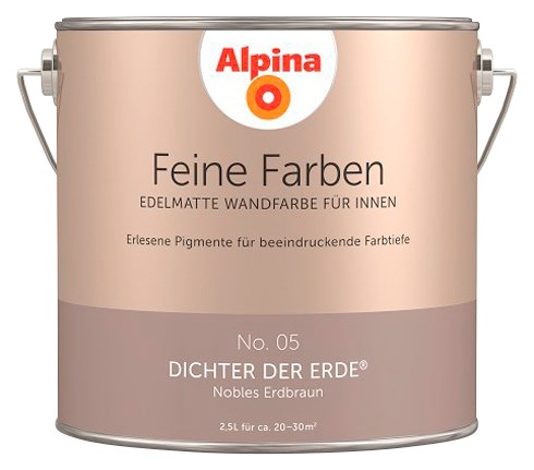Alpina Wand- und Deckenfarbe "Feine Farben No. 05 Dichter der Erde"