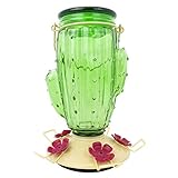 Perky-Pet 9111-2 Kaktus-Futterspender aus Glas, Kolibri, 907 ml