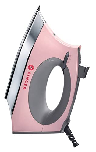 Singer SteamCraft Dampfbügeleisen Pink Anti-Kalk Filter Vertikaler Dampfmodus