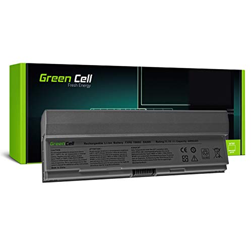 Green Cell Standard Serie W346C X784C Y082C Y085C Laptop Akku für Dell Latitude E4200 E4200n (6 Zellen 4400mAh 11.1V Silber)