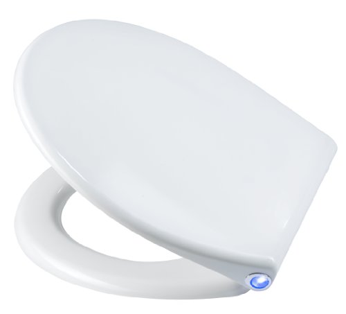 Diaqua 31176297 WC Sitz LED Slow Motion, 40 bis 45.5 x 37.5 cm, weiß