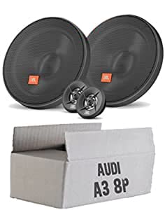 Lautsprecher Boxen JBL 16cm System Auto Einbausatz - Einbauset für Audi A3 8P - JUST SOUND best choice for caraudio
