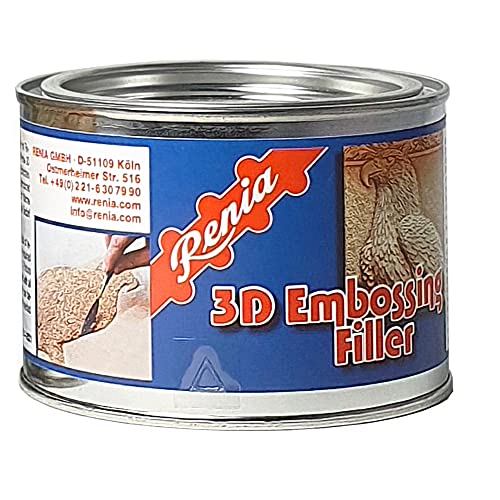 Renia - 3D Embossing Filler - Füllmaterial für Leder, beige, 320 g