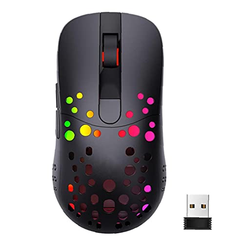 2.4G Wireless-Maus Dual-Modus kabelgebundener Laptop-Computer-Gaming-Mäuse mit RGB-Beleuchtungsbüro-Produkte
