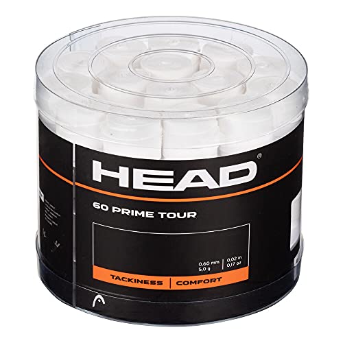 HEAD Prime Tour 60 Pcs Pack Weiß Tennisovergrip 60er Pack