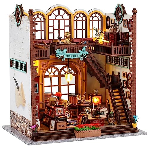 luxurious Dreidimensionales Puzzle-Haus zum Selbermachen, Magisches Buchhaus Als Geburtstags-, Weihnachts- und Valentinstagsgeschenk