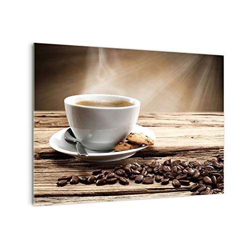 DekoGlas Küchenrückwand 'Warmer Kaffee' in div. Größen, Glas-Rückwand, Wandpaneele, Spritzschutz & Fliesenspiegel
