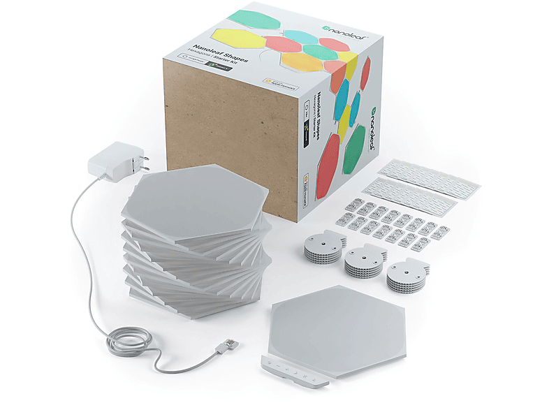 NANOLEAF Shapes Hexagons Starter Kit 15 PK Beleuchtung Multicolor/Warmweiß/Tagelichtweiß