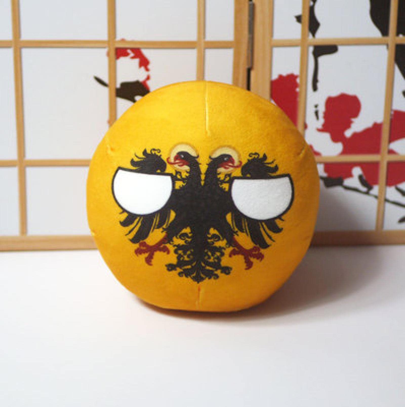 Polandball Plüschtiere, Anime Countryball Plüschpuppe, Polen Deutschland Niederlande Un Roma Kanada Kissen Kinder Frauen Cosplay Geschenk (20 cm) Deutschland2