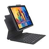 ZAGG Pro Keys Tastatur & Hülle Apple iPad 10,2 Zoll (Deutsch), 103407137, Schwarz