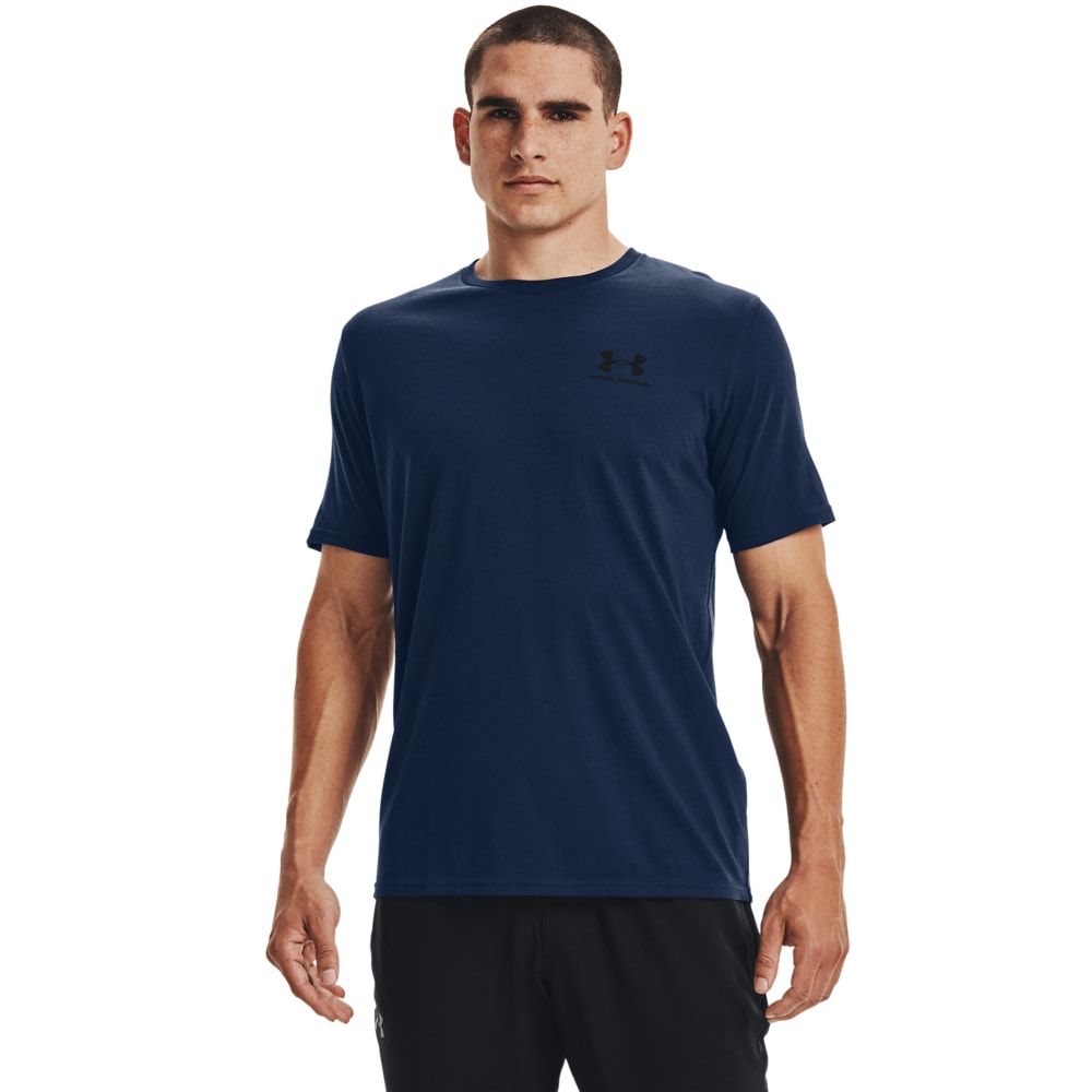 Under Armour Herren SPORTSTYLE LEFT CHEST SS Komfortables T-shirt, Blau (408), Medium