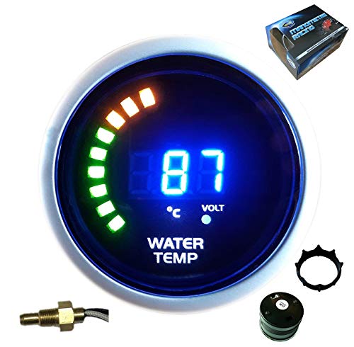 Vega Manometer, Wassertemperatur, 20-150 °C, Digitale Anzeige und LEDs, 52 mm
