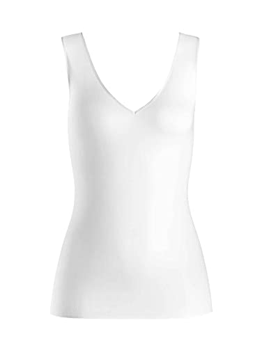 Hanro Damen Cotton Seamless Unterhemd, Weiß (white 0101), 34/36 (Herstellergröße: XS)