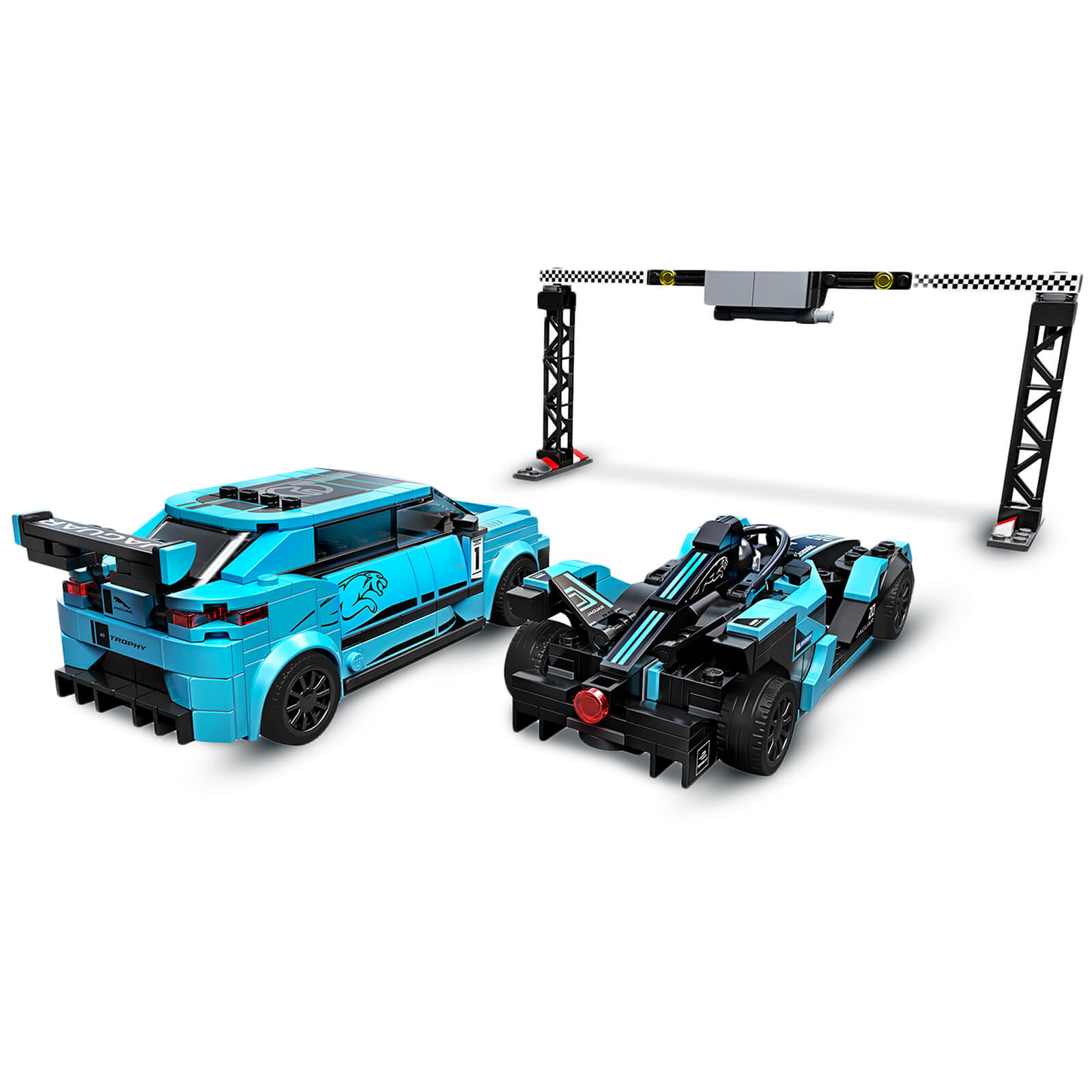 LEGO Speed Champions: Formula E Panasonic Jaguar Racing GEN2 car & Jaguar I-PACE eTROPHY (76898) 3