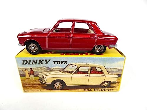 OPO 10 - Miniaturauto Atlas DeAgostini Dinky Toys Peugeot 204 rot - 510 - MB421