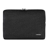 Tucano Second Skin Velluto Notebook Sleeve aus Cord und Neopren 12 Zoll, MacBook Pro 13 Zoll ab 2016, MacBook Air ab 2018, schwarz BFVELMB13-BK