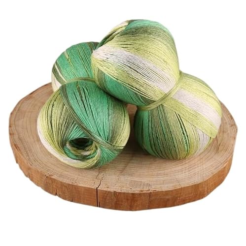 250 g Fasergarn for Stricken von langem Space Dye-Baumwollgarn, Handstrick-Schal, Schal, Fäden, Strickmantelgarn, Häkeln (Color : 5503)
