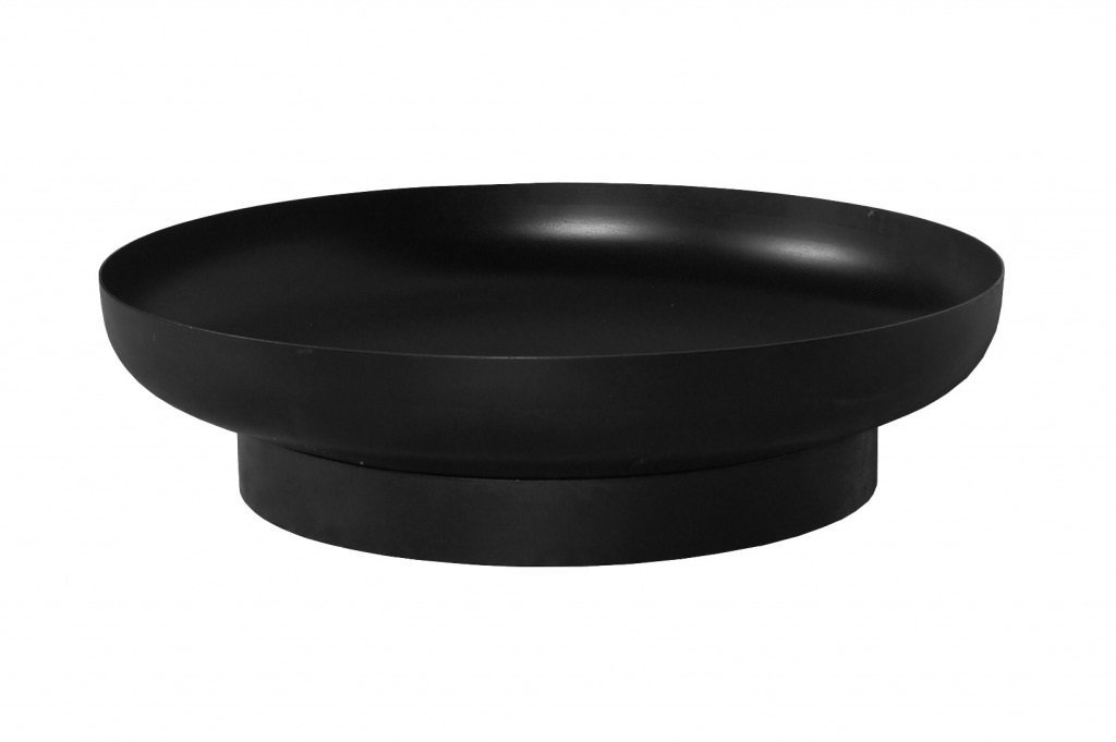 FARMCOOK Feuerschale PAN-1 schwarz lackiert in drei Größen (Ø 80 cm)