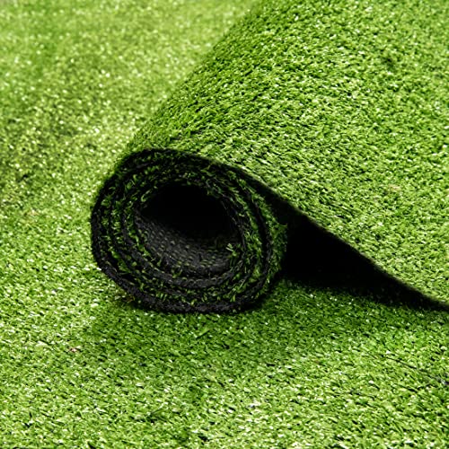 Carpeto Rugs Kunstrasen Rasenteppich für Garten Balkone Terrassen Wintergärten - Höhe: 7 mm Meterware Wasserdurchlässig 200 x 130 cm Grün