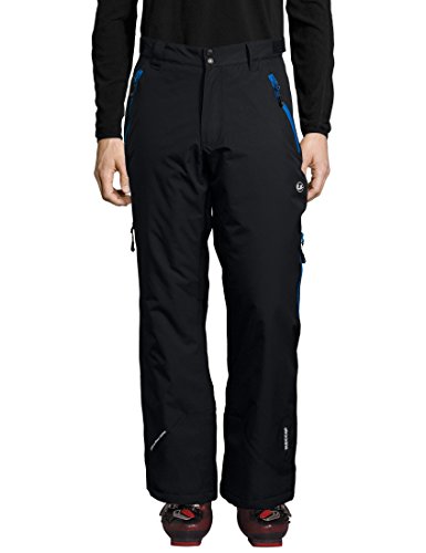 Ultrasport Herren Amud Ski-und Snowboard-Funktionshose, schwarz/blau, XL