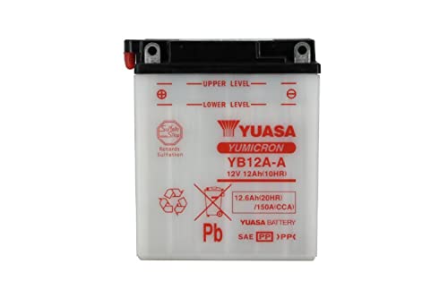 Yuasa YB12A-A Motorradbatterie 12 V 12 Ah