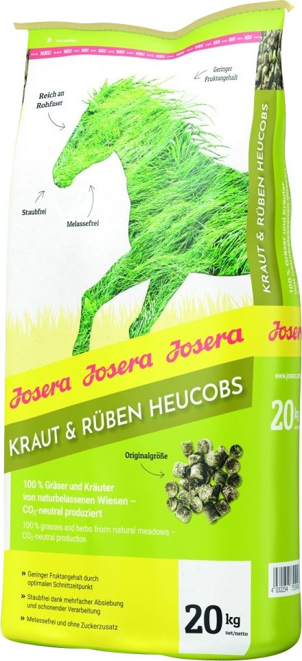 Josera Pferdefutter Kraut & Rüben Heucobs 20 kg
