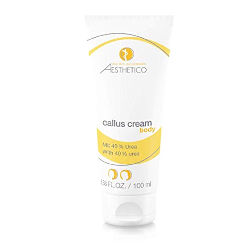 AESTHETICO callus cream - Funktionscreme gegen starke Hornhaut, Schrundencreme mit Urea, 100 ml