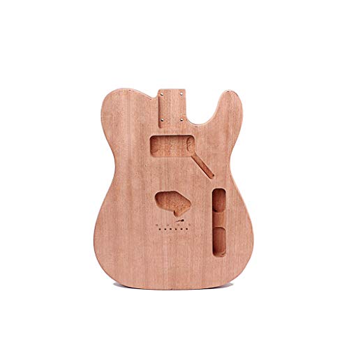 Alnicov unvollendeter E-Gitarrenkörper für Fender Telecaster Gitarre DIY Zubehör Mahagoniholz ​​mit Humbuck Pickup Hole