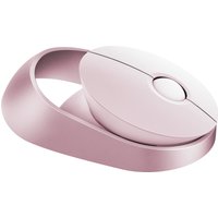 Rapoo Ralemo Air 1 - Maus - multi-mode - optisch - 3 Tasten - kabellos - 2,4 GHz, Bluetooth 3,0, Bluetooth 5,0 - kabelloser Empfänger (USB) - pink (00217397)