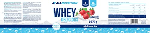Allnutrition Whey Delicious, Strawberry - 2.27 kg