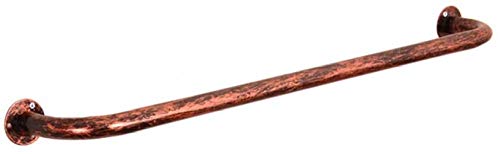 JWCN Kleiderständer Wandmontage Abnehmbare Retro Metall Kleiderstange Hängeschiene Rot Kupfer 60cm-60cm Uptodate
