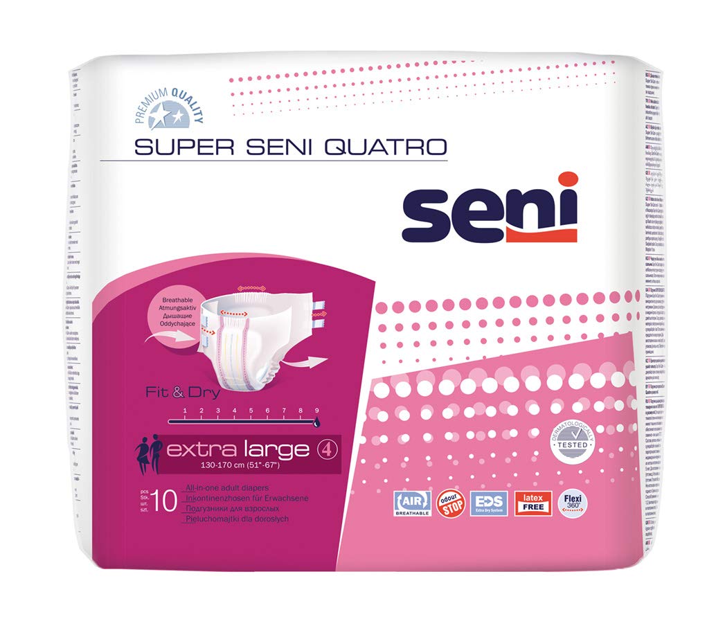 Super Seni Quatro - Gr. X-Large - 4200 ml - PZN 03150467 - (60 Stück).