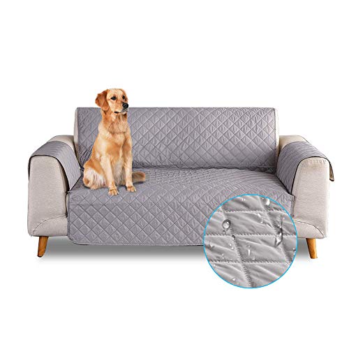 PETEMOO Sofabezug Sofaüberwurf Anti-Rutsch Sofa Schonbezug Wasserdichtes Sofabezüge Quilted Sofabezüge für Hunde Haustiere