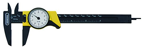 General Tools Kunststoff metrische Zifferblatt Caliper (144MM)