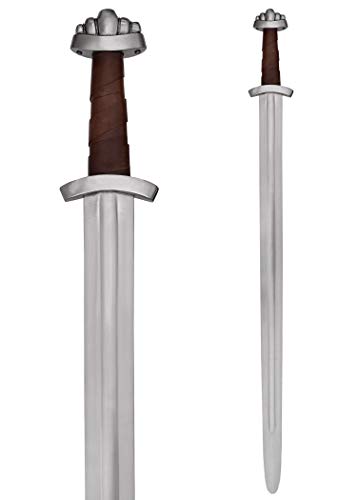 Battle-Merchant Wikingerschwert mit Scheide, 10. Jh. für Schaukampf - Schaukampfschwert SK-B Wikinger-Schwert Mittelalter echt Metall