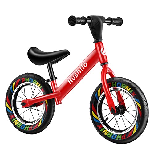 Laufräder Laufrad Großes 16-Zoll-Laufrad für große Kinder im Alter von 6–10 Jahren, 12/14-Zoll-Laufrad für Kleinkinder für 2-6-jährige Jungen/Mädchen, kein Tretrad (Color : Red, Size : 14 inch)