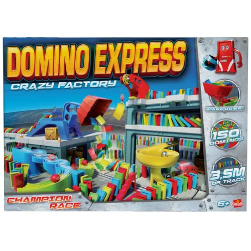 Goliath Domino Express. Crazy Factory. Die Domino-Fabrik komplett Dingue. Bauspiel. Ab 6 Jahren.