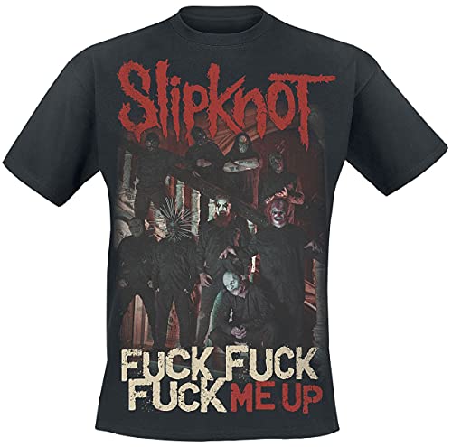 Slipknot Fuck Me Up Männer T-Shirt schwarz M 100% Baumwolle Band-Merch, Bands