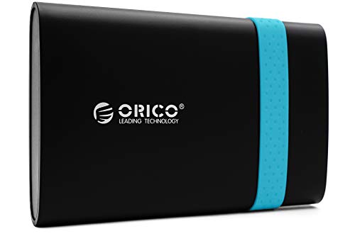 Orico 200GB / 250GB / 320GB / 500GB / 1TB Externe Festplatte 2.5" USB 3.0 tragbare HDD extern für Fotos TV PC Laptop Notebook Speichererweiterung ps4 Xbox kompatibel mit Windows Mac OS Linux, blau