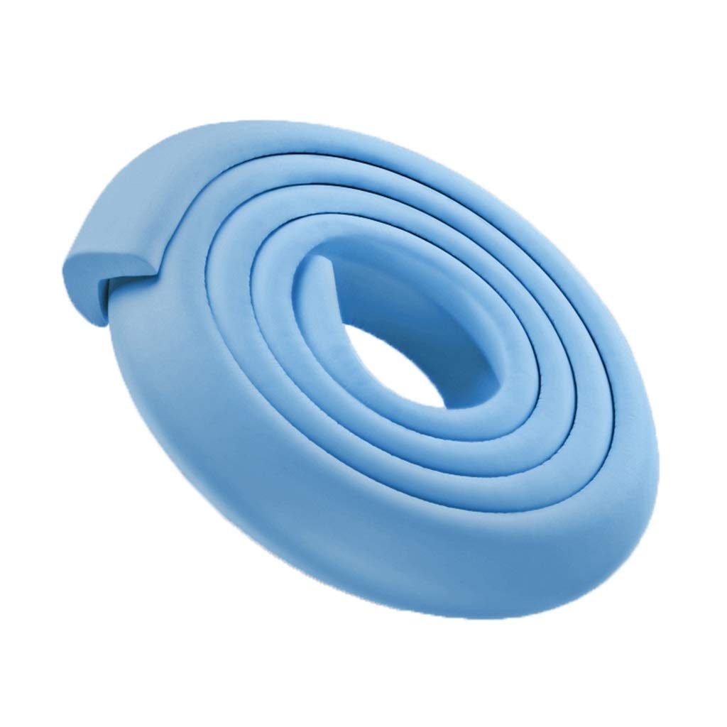 AnSafe Kantenschutz, 2 M × 3 Haushalt Baby-Gehschutz Mit Doppelseitigem Klebeband (10 Farben Optional) (Color : Blue, Size : 6M)