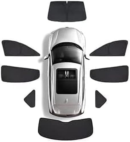 Auto-Sonnenschutz Vollständige Abdeckung für Mercedes-Benz GLC Coupe, Sonnenschirm Auto,wärmeisolierend,UV-Schutz,leicht zu Verstauen,8pcs